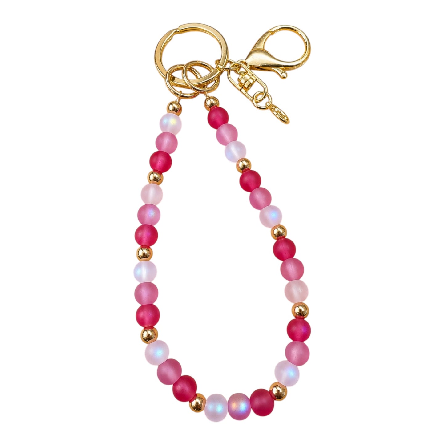 Wristlet Keychain Bag Charm (Strawberry) ￼